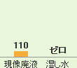 現像廃液110　湿し水ゼロ